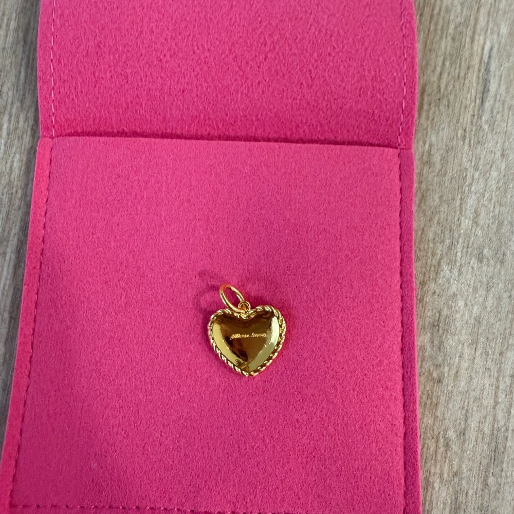New Allison Avery Braided Gold Heart Charm - Picture 5 of 6